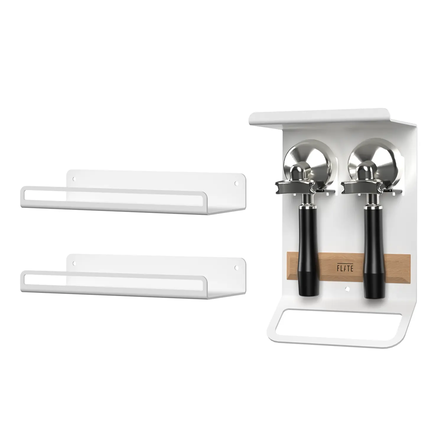 FLATE® Barista Rack Mini + Storage Rack Bundle (Schwarz) FLATE® Store